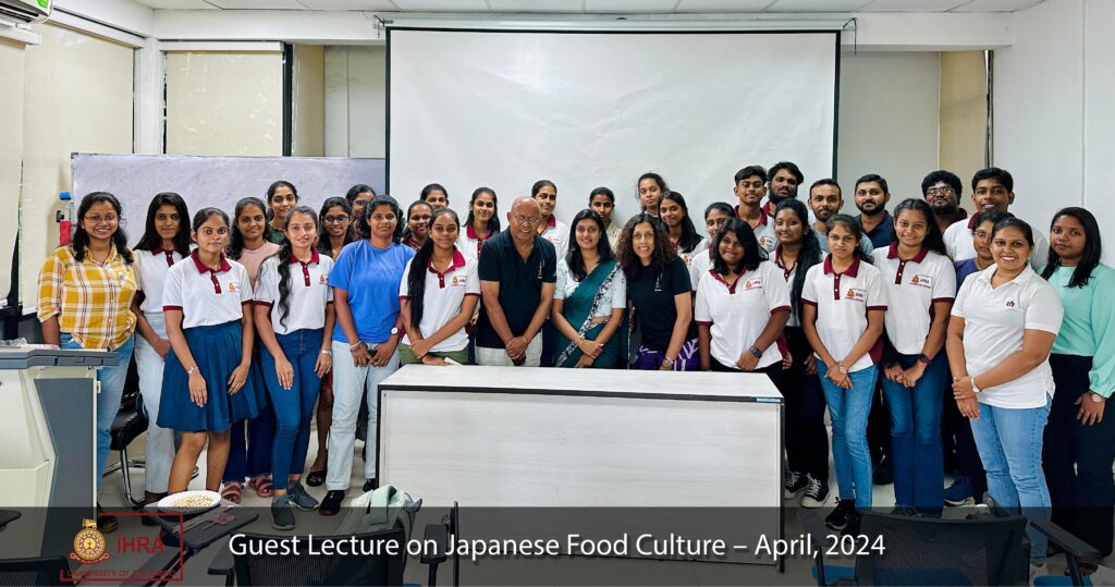 The Guest Lecture on Japanese Food Culture 