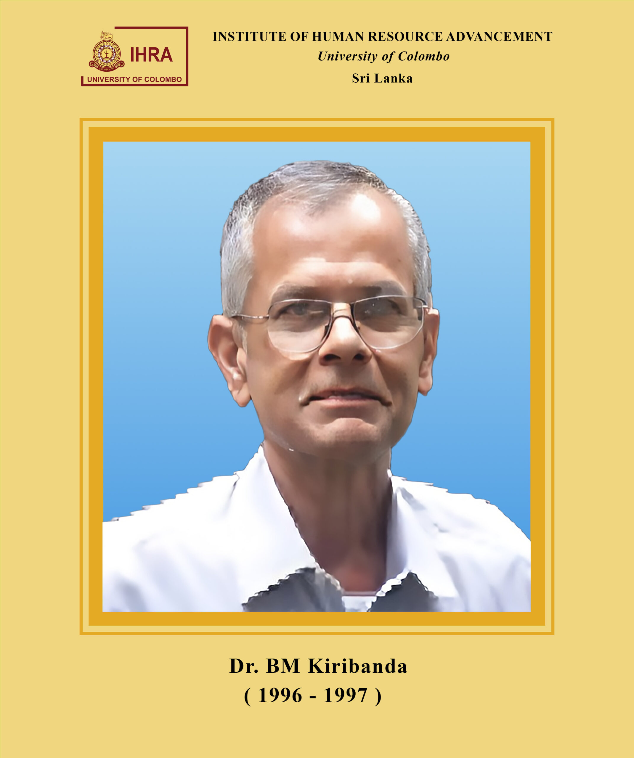 Dr. BM kiribanda
