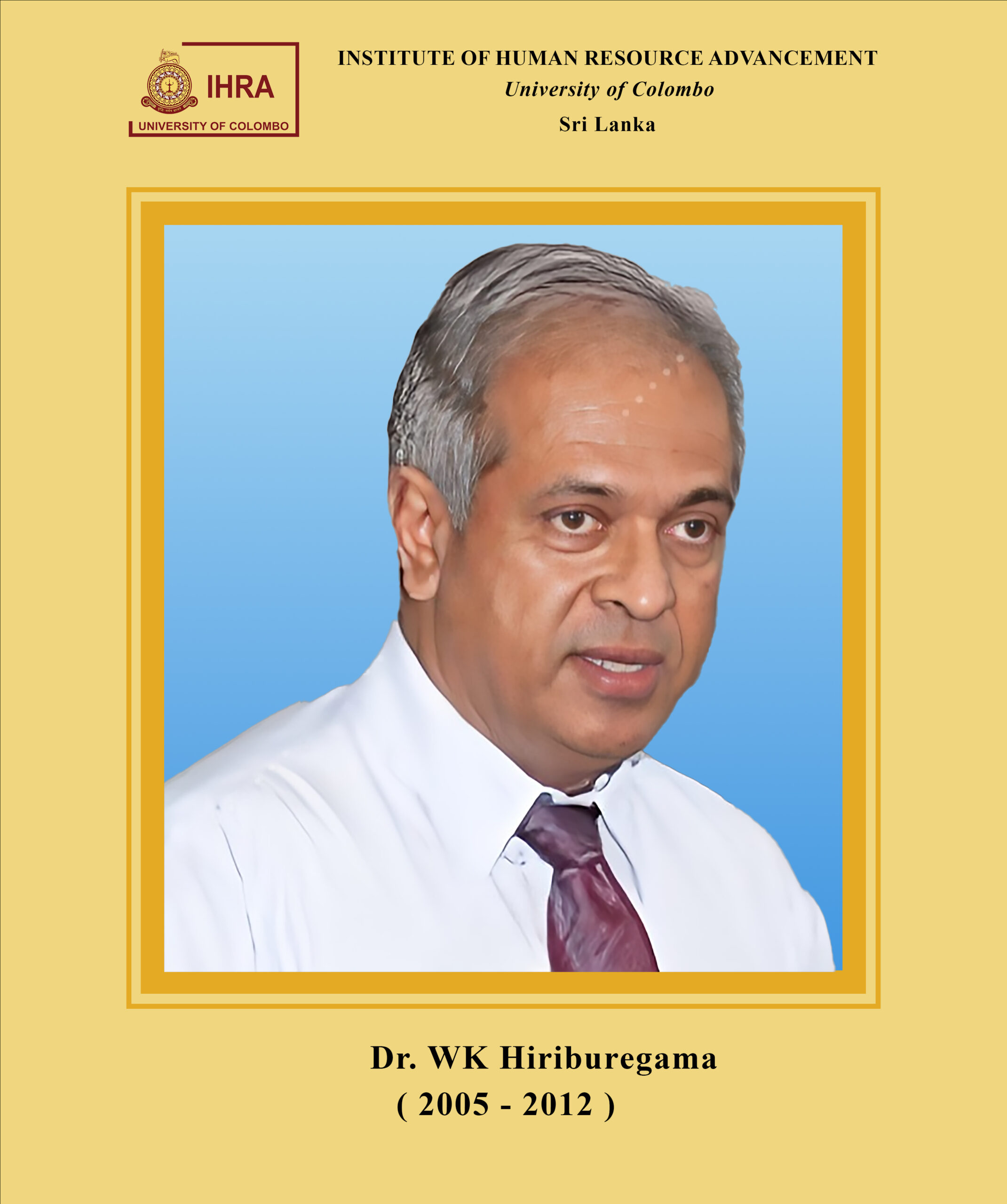 Dr. WK Hiriburegama