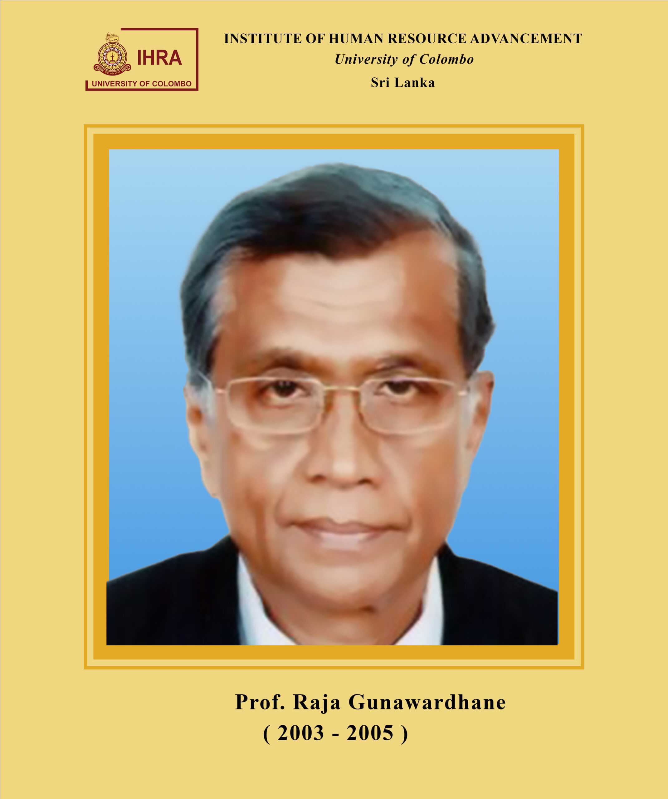 Prof. Raja Gunawardhane