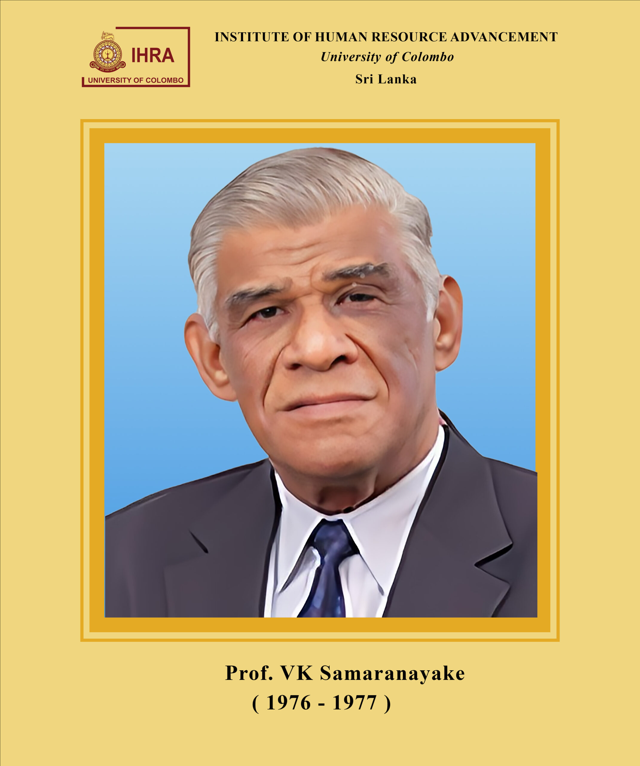 Prof. VK Samaranayake