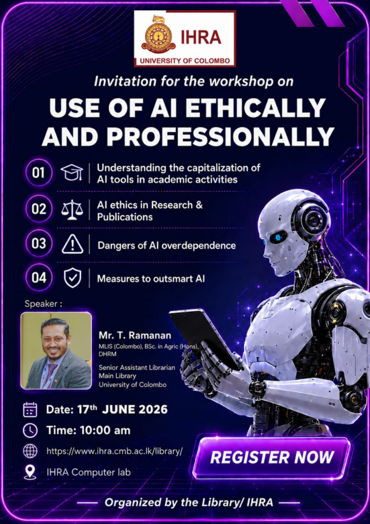 Workshop on the Ethical and Professional Use of Artificial Intelligence (AI)