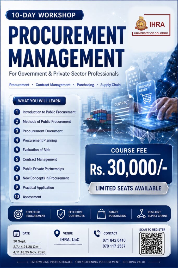 10-Day Procurement Management Workshop