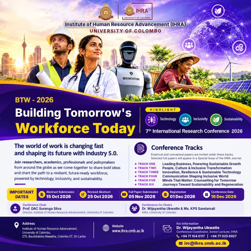 Building Tomorrow’s Workforce Today: Technology, Inclusivity, and Sustainability 2026 (BTW 2026)